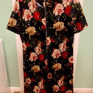 Marc New York sequin floral shift dress. Size 10